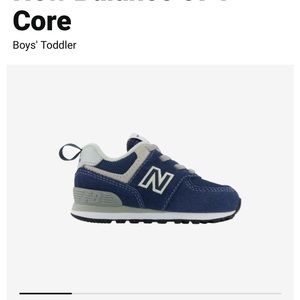 Baby boy New Balance 574 sneakers.